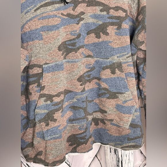 Sundry Hoodie Sweatshirt Pullover Camouflage M (8-10) - Picture 2 of 8